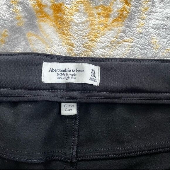 Abercrombie and fitch vegan leather 90s straight leg pants size 20L - Picture 4 of 4